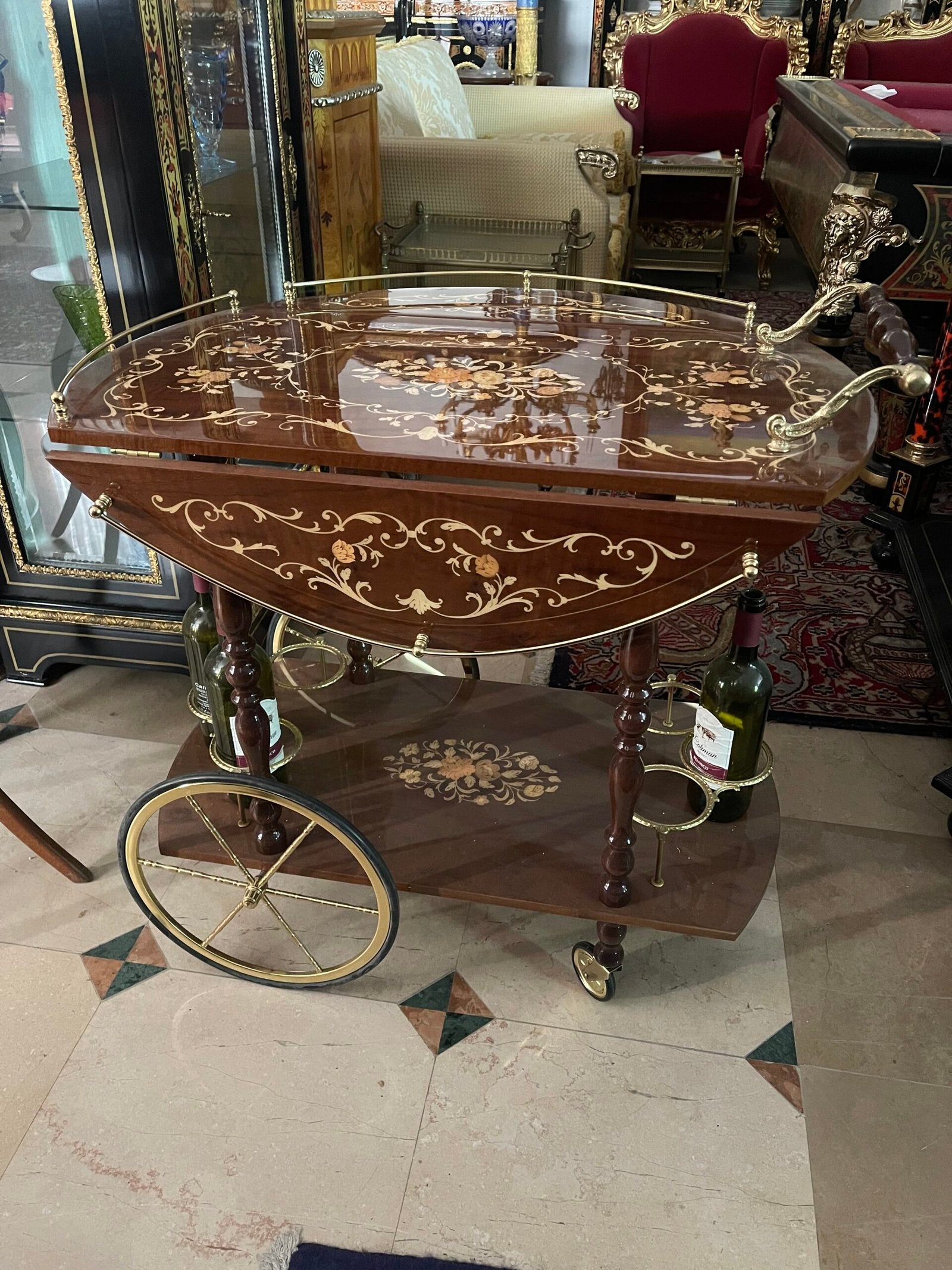 Antica Macchina da Cucire Singer con Mobiletto in Legno