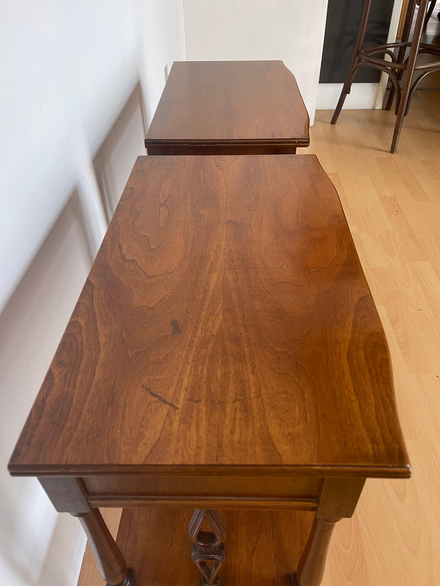 Coppia di comodini vintage stile italiano anni 90