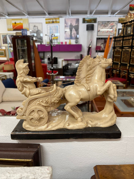 Scultura "Carro Romano" in Resina di Santini o similare