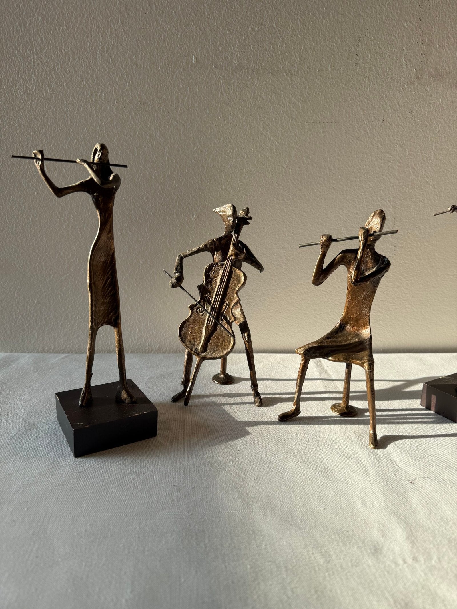 Set di Sculture "Musicisti Stilizzati"