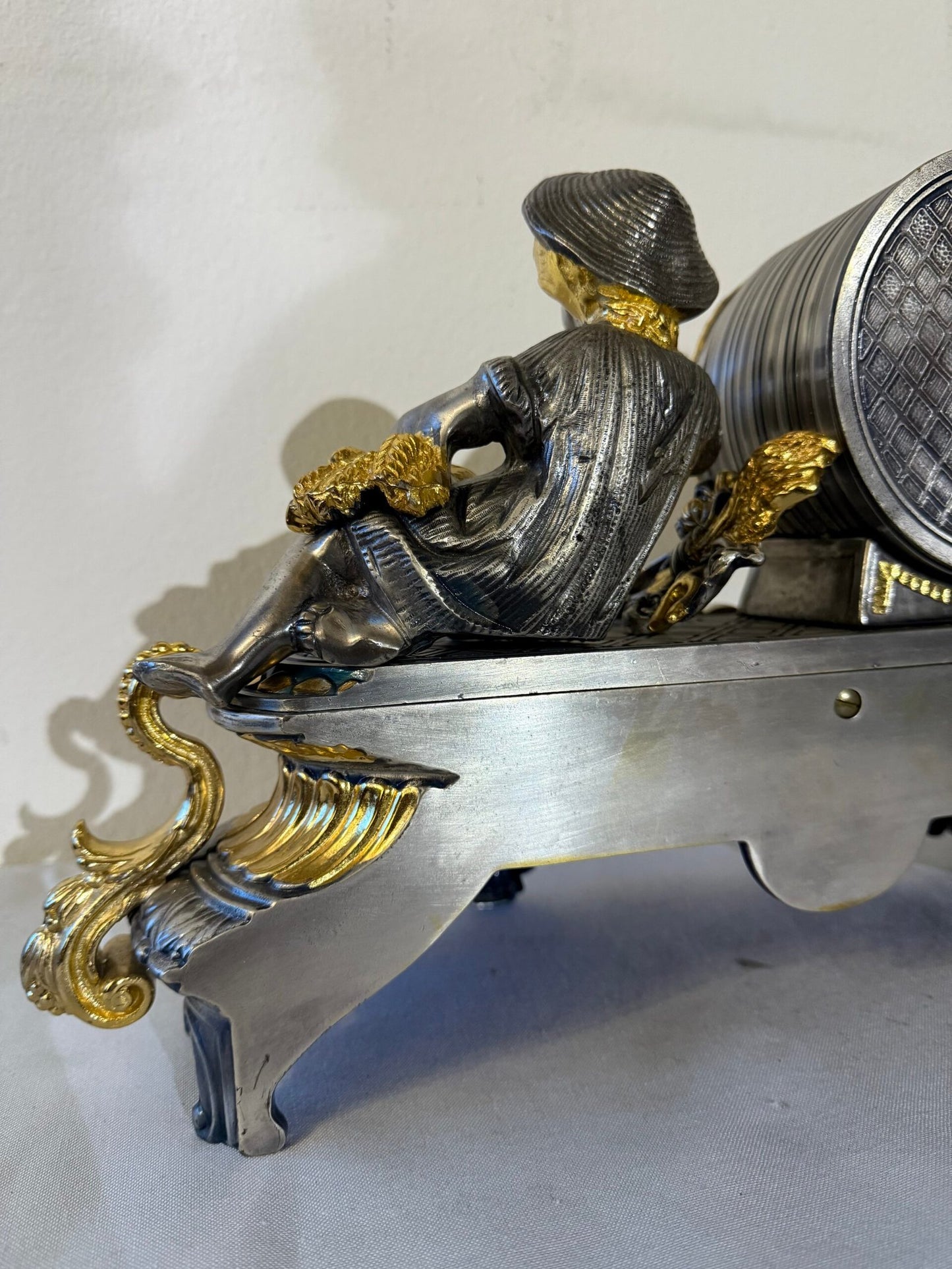 orologio da tavolo "Opulenza Bicolore"