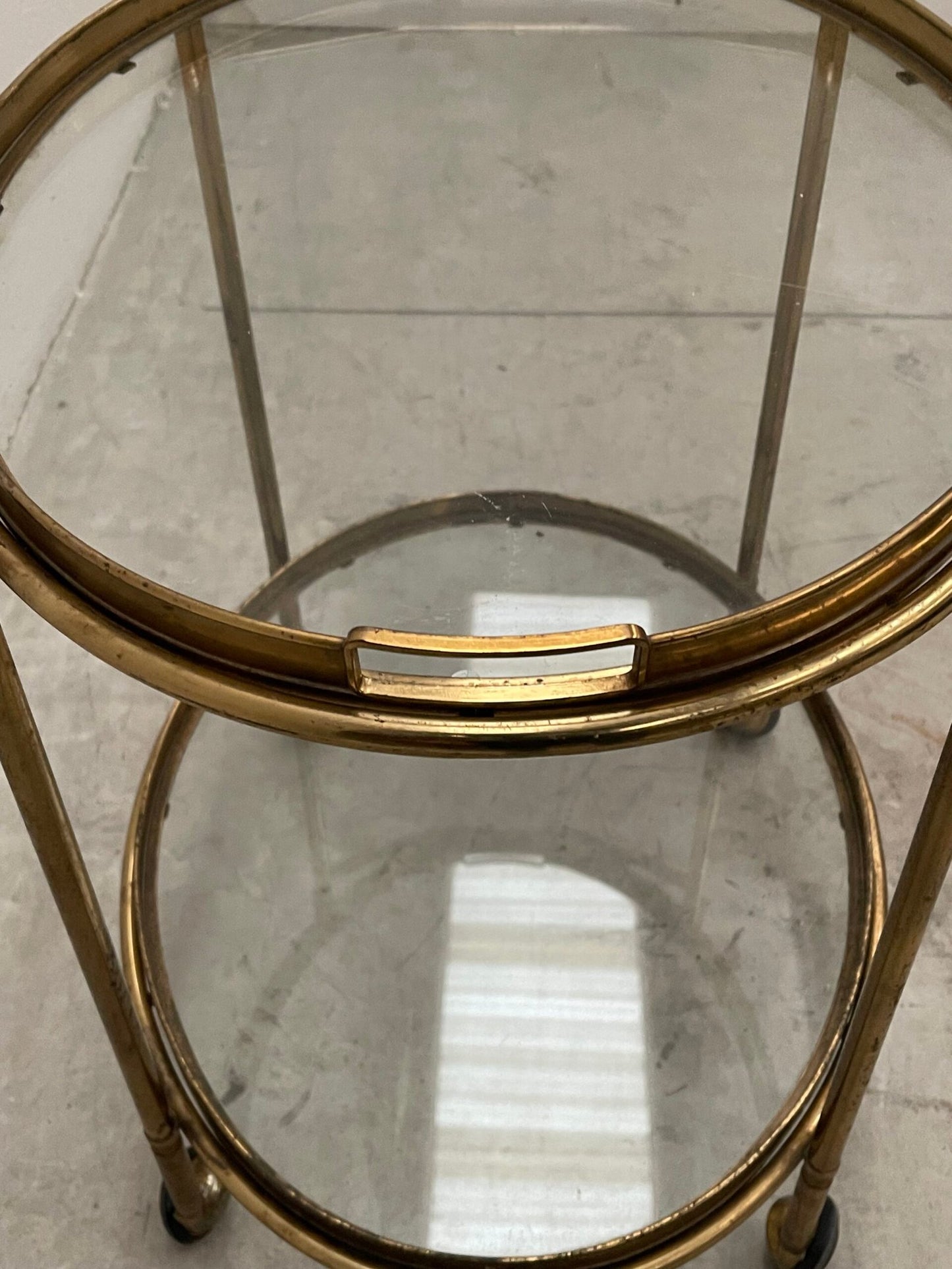 Carrelo bar in ottone italiano 60