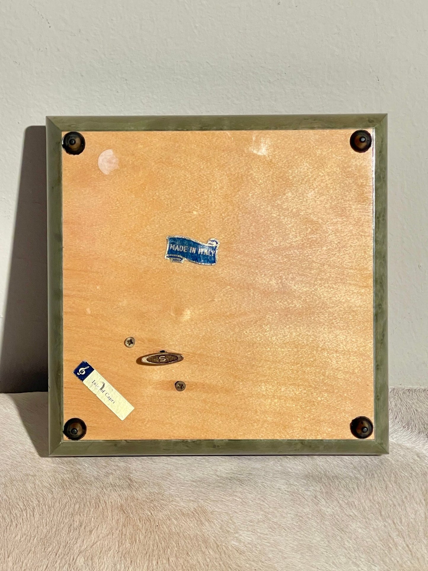 Cofanetto in legno di radica verde pregiata – «Eleganza Fiorentina»