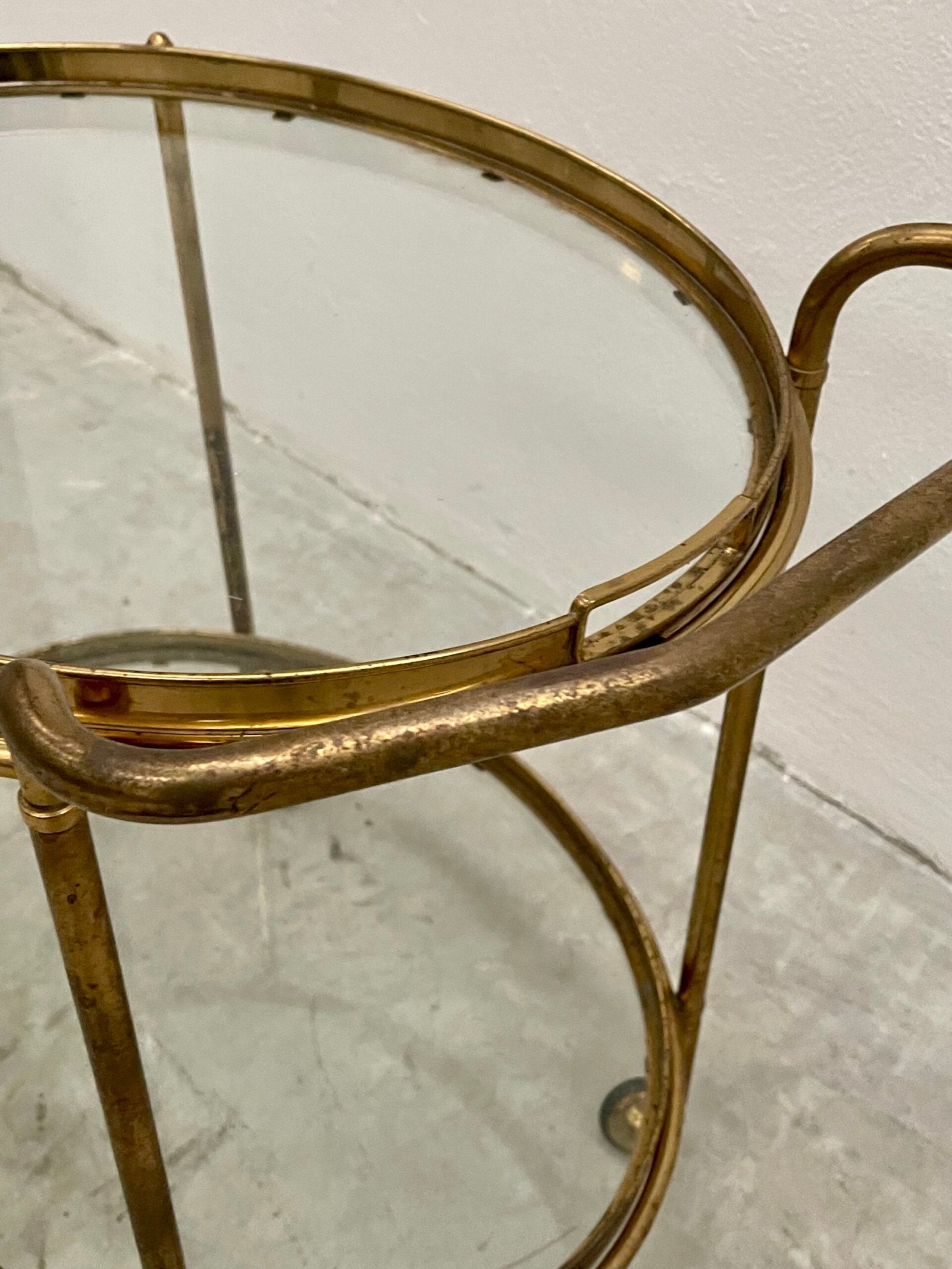 Carrelo bar in ottone italiano 60