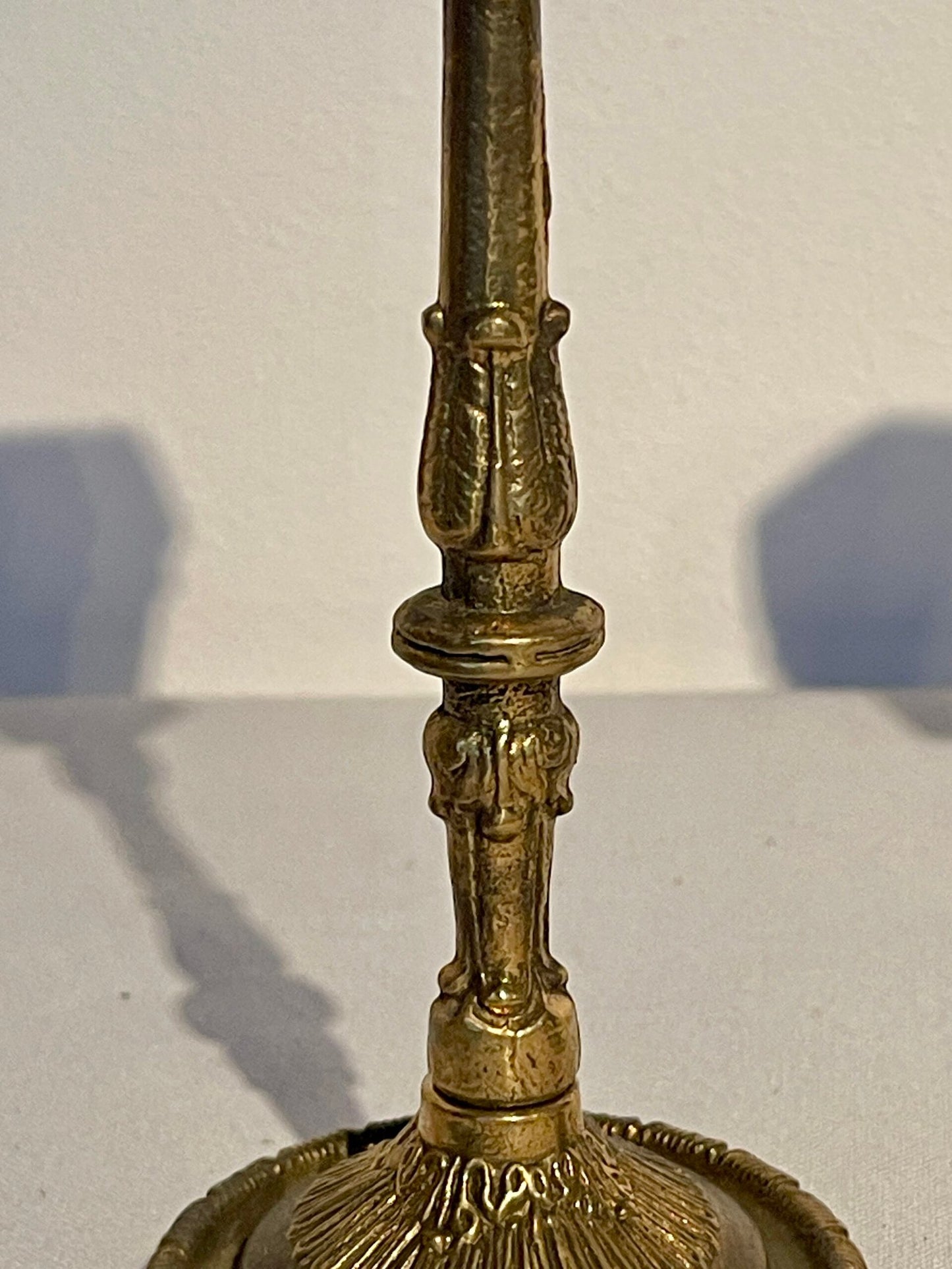 Coppia di Candelieri in Ottone - Stile Neoclassico