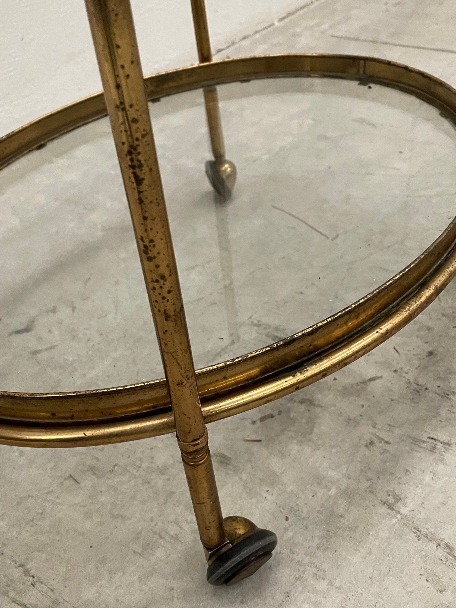 Carrelo bar in ottone italiano 60