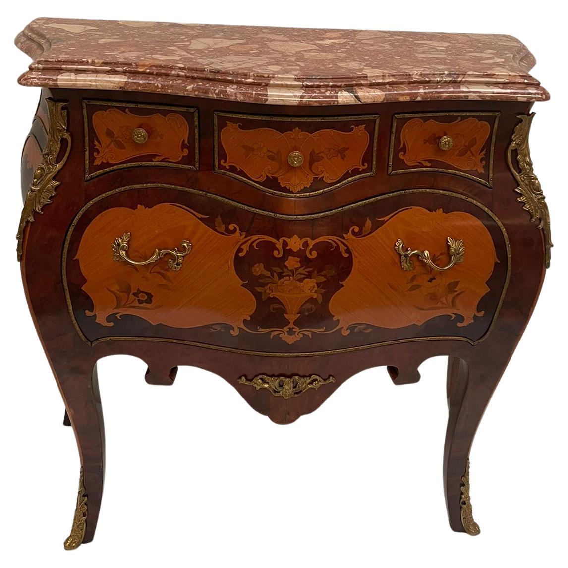 Cabinet italiano in palissandro Regency del XX secolo