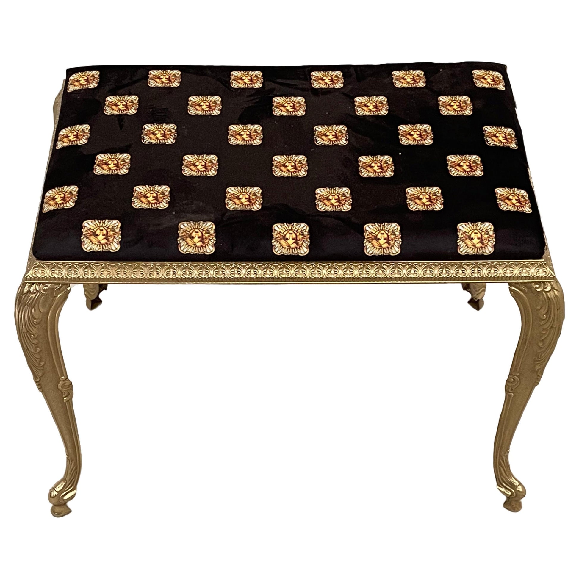 Piccola panchina nera style vintage