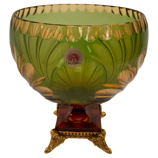 Maestozo Cristallo con extraordianerie molature in preziosito con bronzi