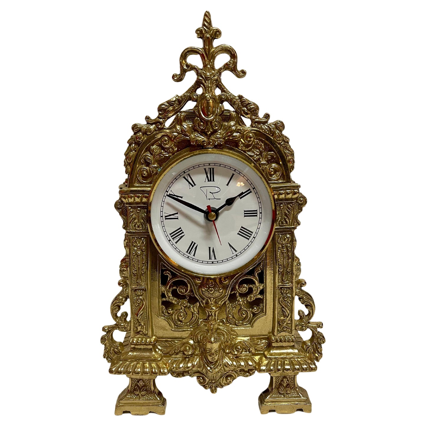 Orologio da tavolino vintage in bronzo 2000