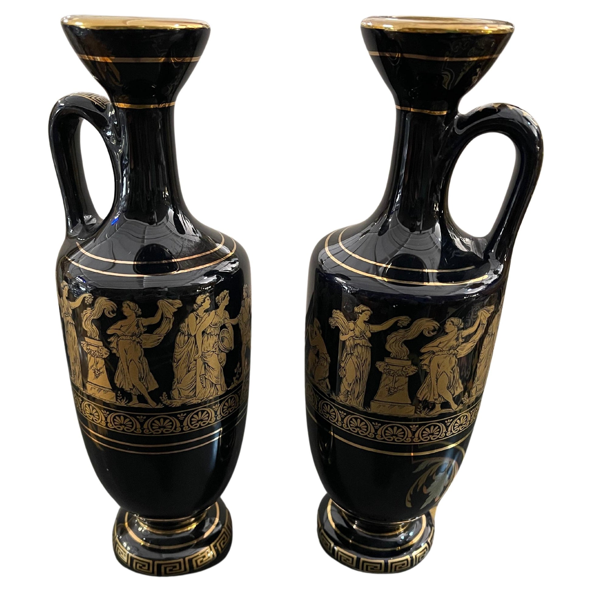 Set vaso centrotavola design vetro scuro murano vintage epoca anni '60