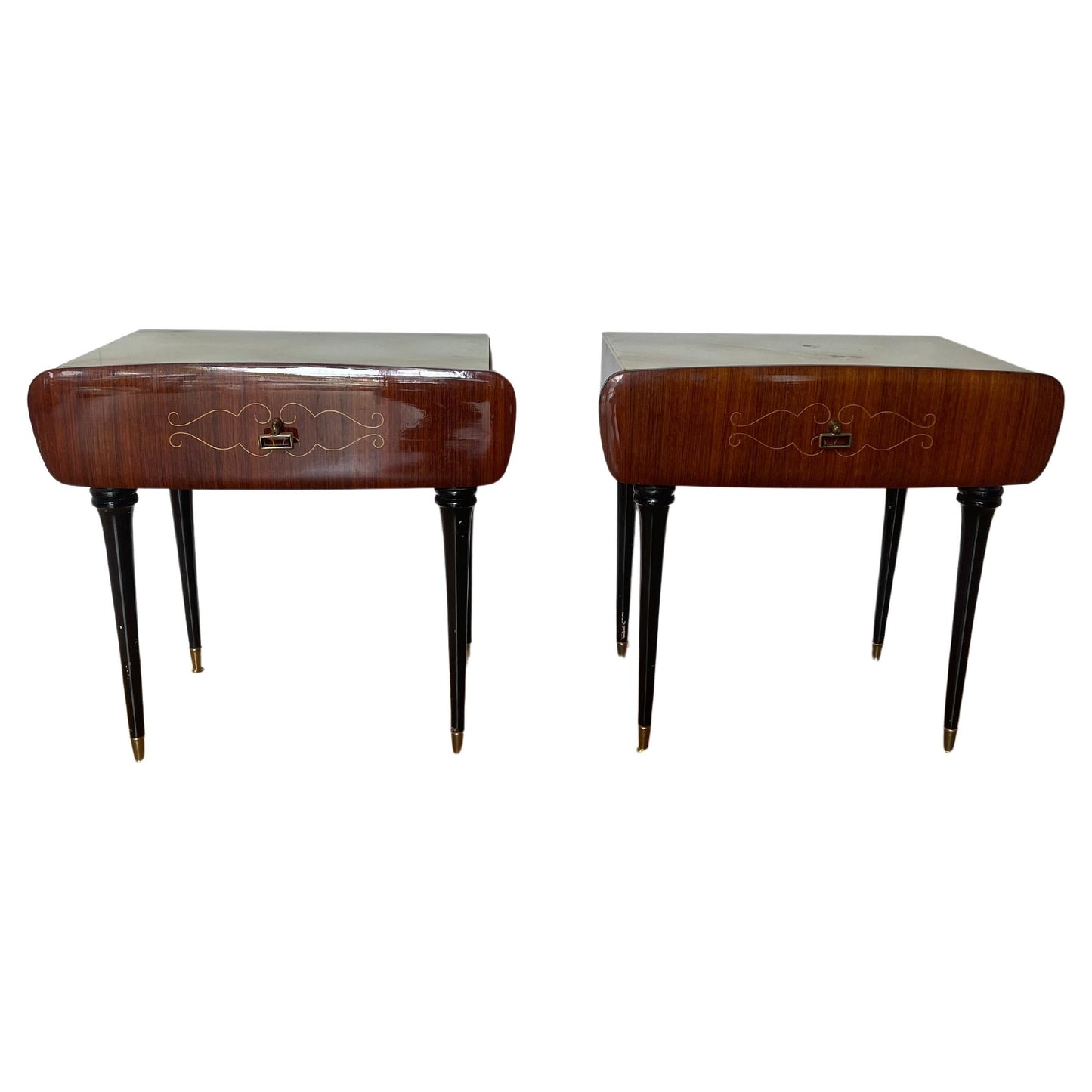 Coppia di comodini vintage anni 60