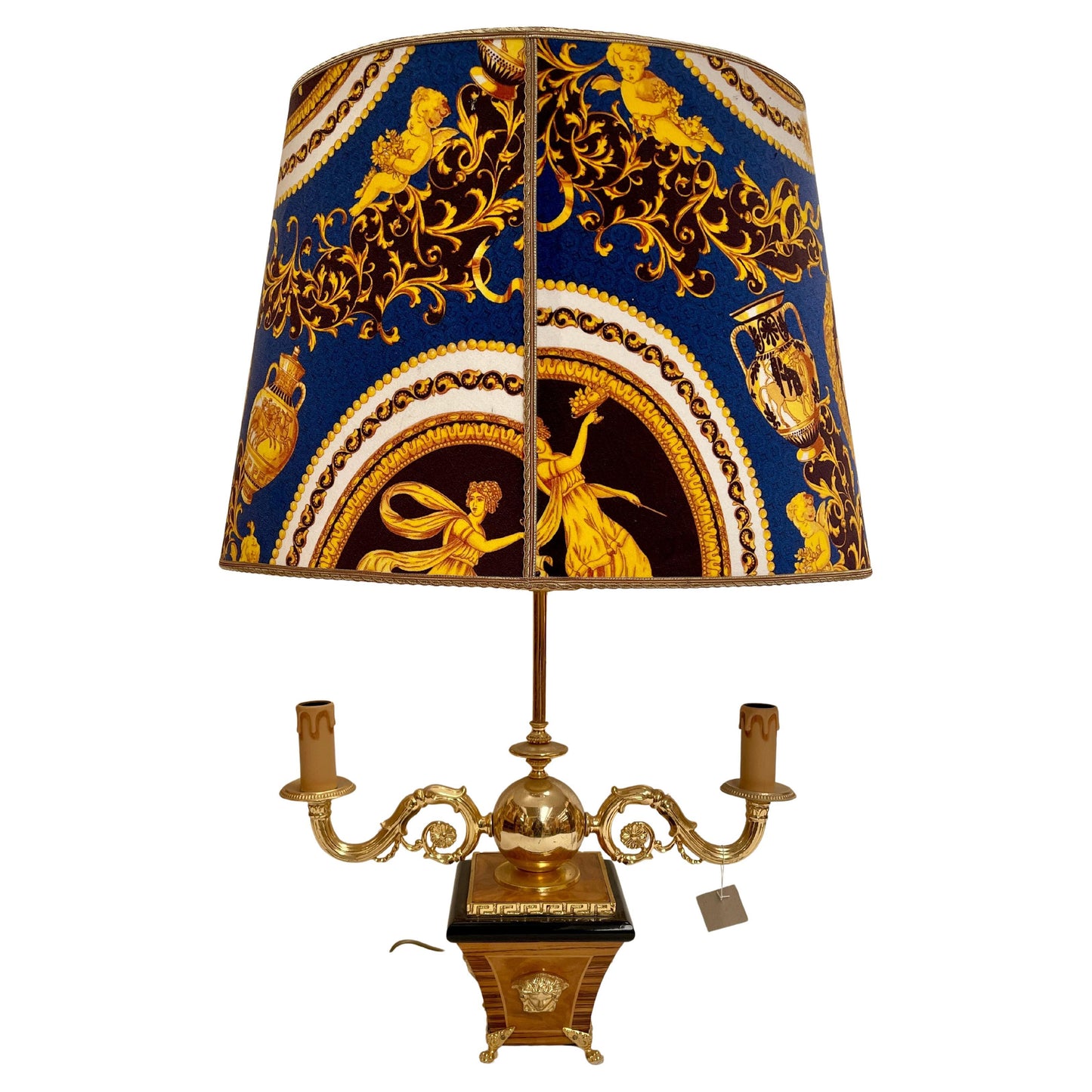 Lampada da tavolo stile francese versailles età dell'oro anni '60