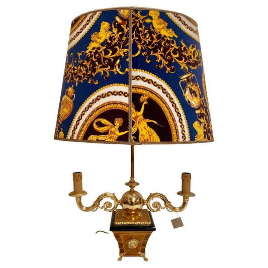 Lampada da tavolo stile francese versailles età dell'oro anni '60