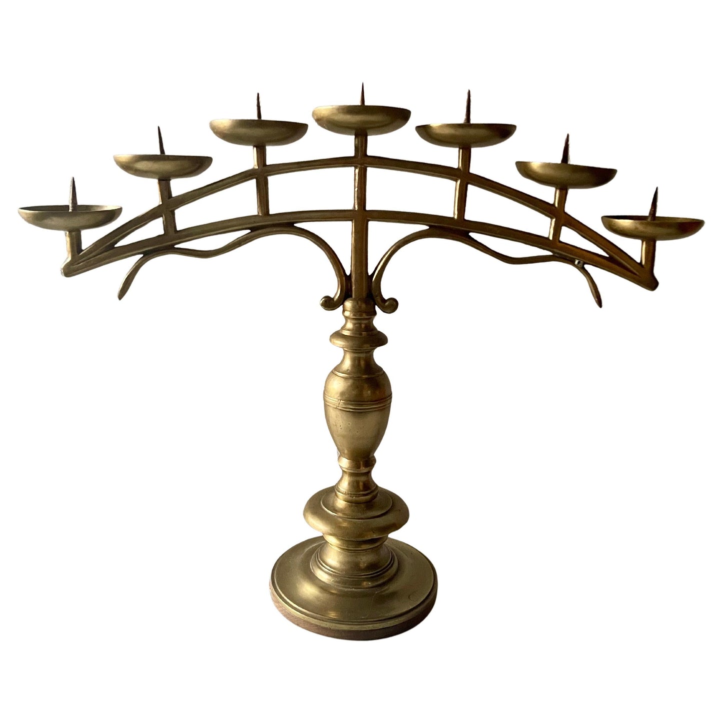 Raro candelabro antichi italiano a 7 fuochi