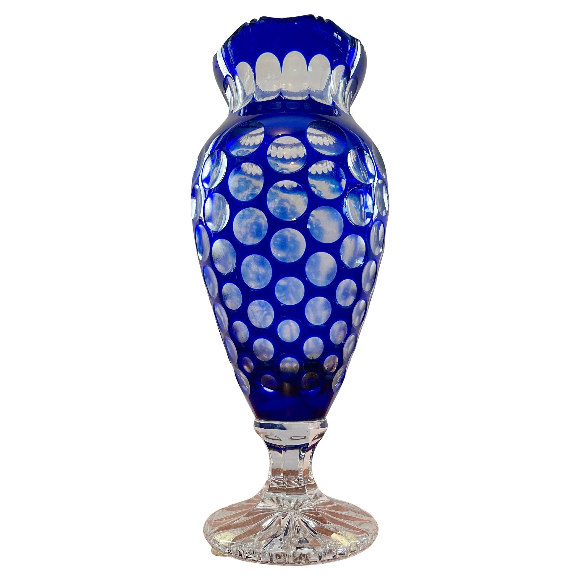 Vaso in cristallo bohemia Classici XX secolo