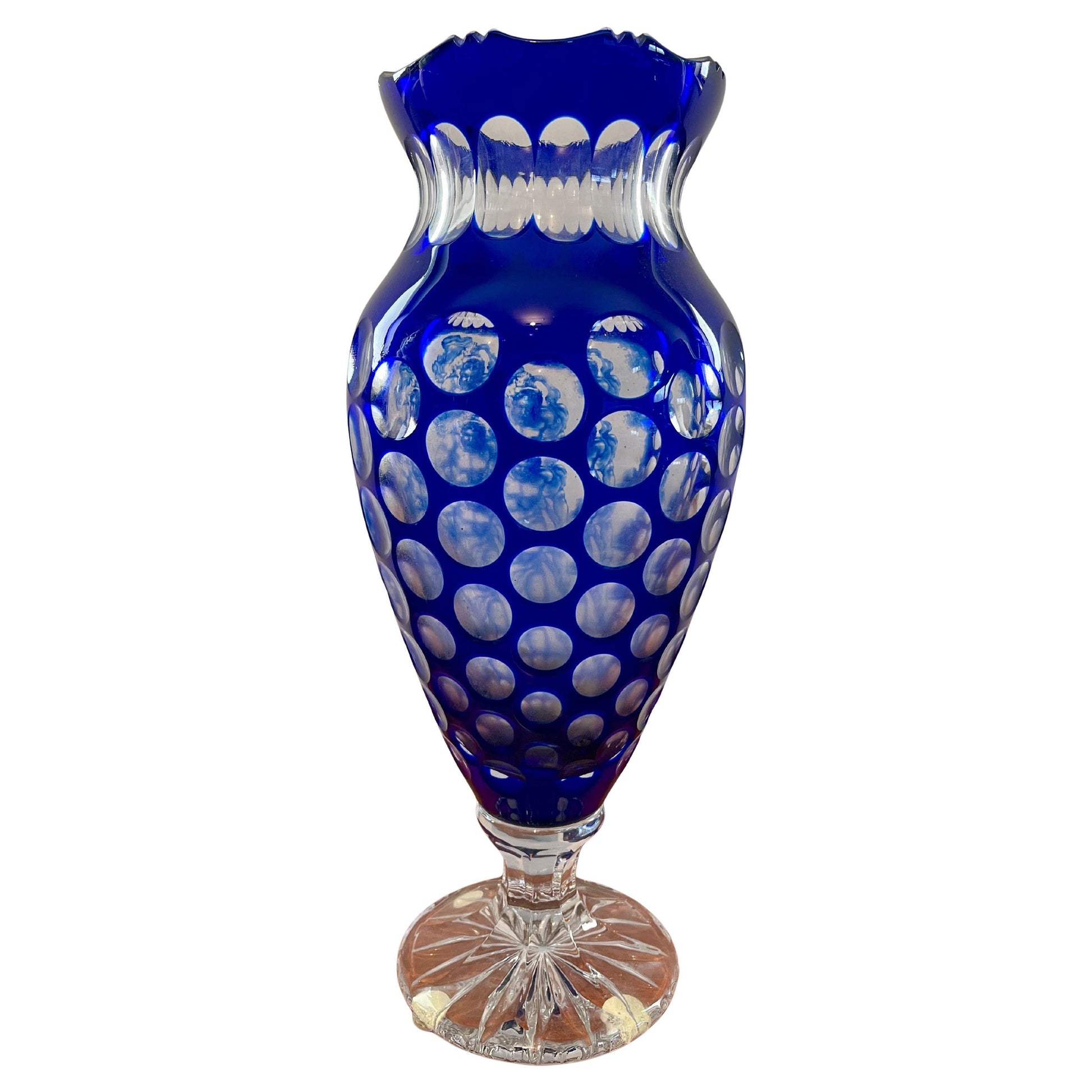 Vaso in cristallo bohemia Classici XX secolo