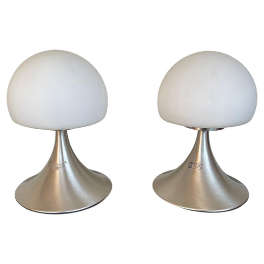 Coppia di lampade a fungo di design italiano degli anni '90