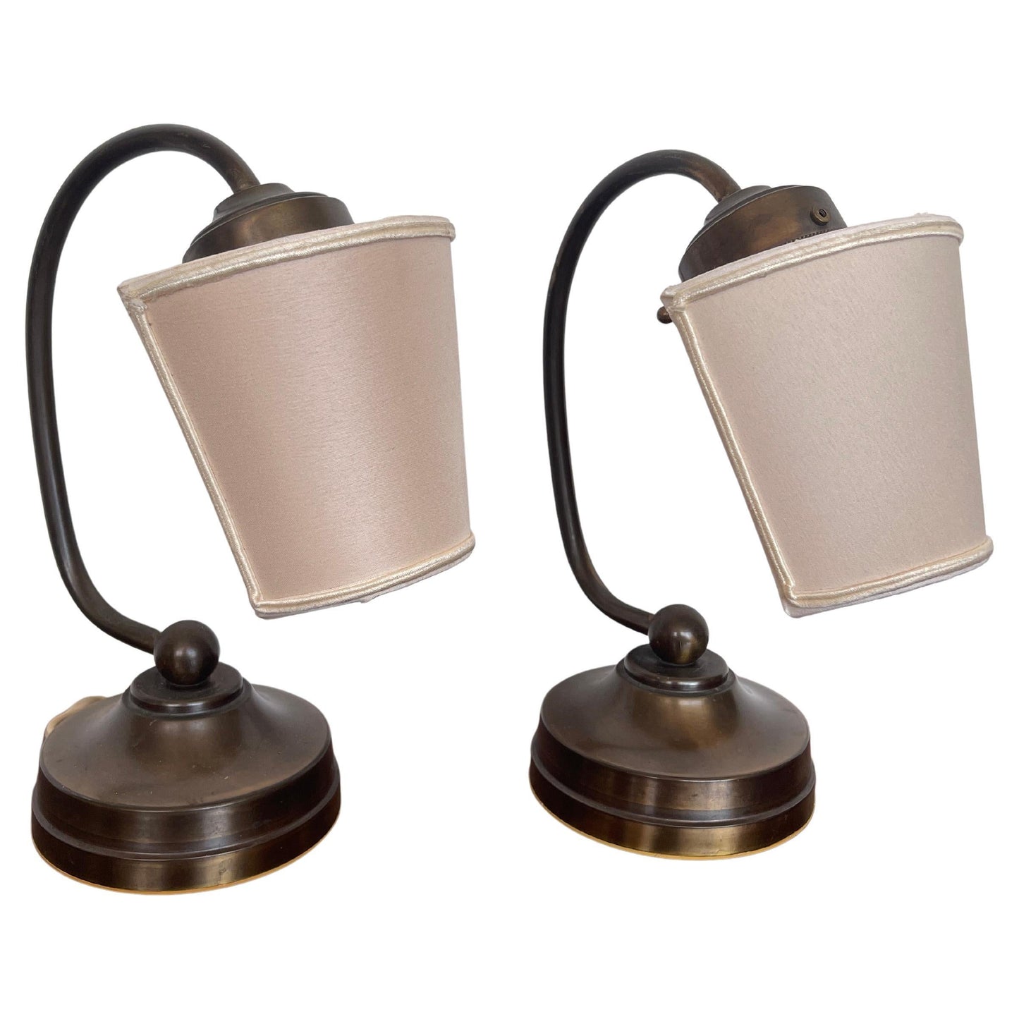 Coppia di lampade da comodino vintage italian anni '60