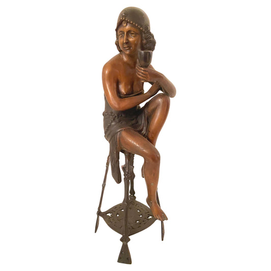 "La Coppa del Piacere", Scultura italiana in stile Art Déco XX secolo