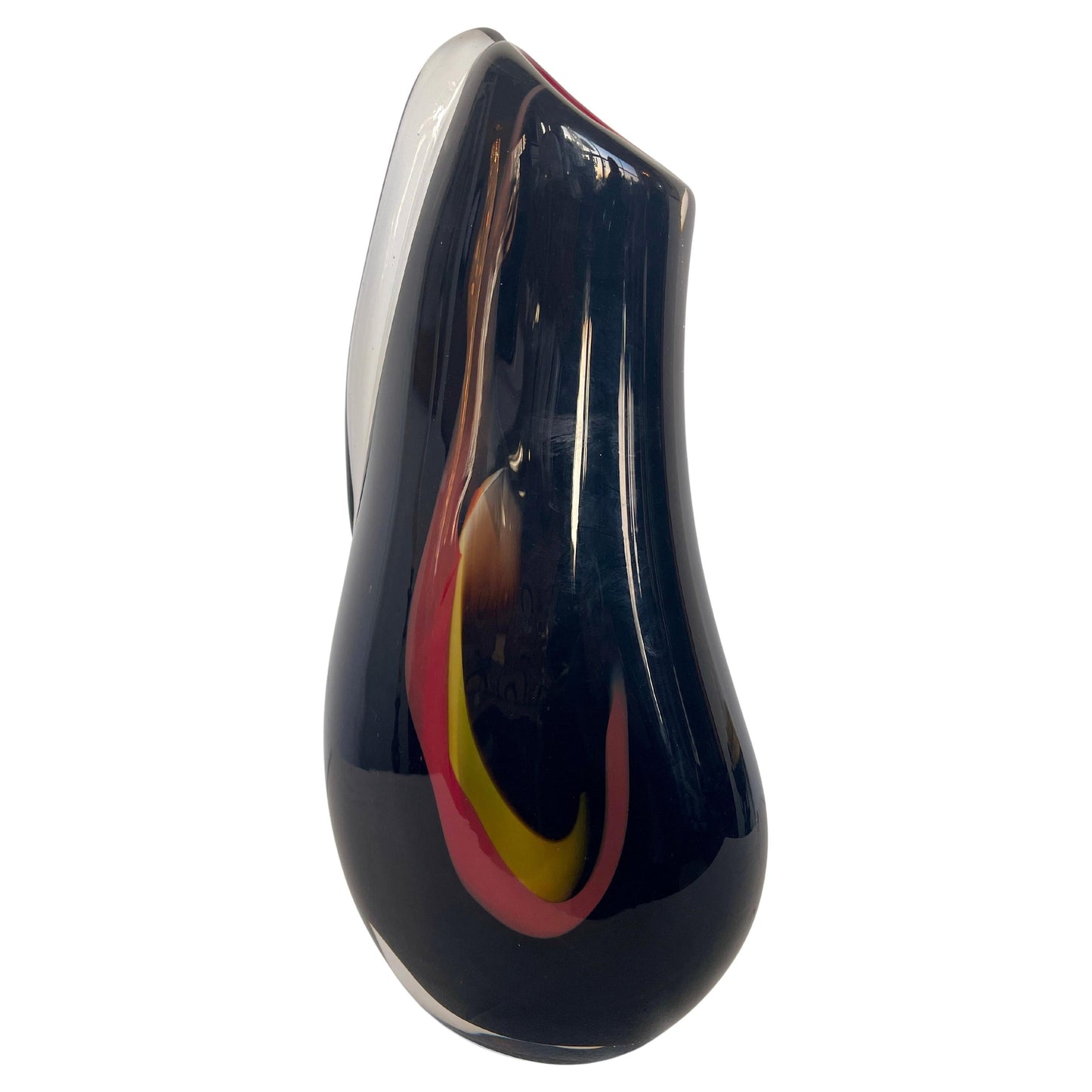 Diamond vasi in vetro si murano vintage anni '90