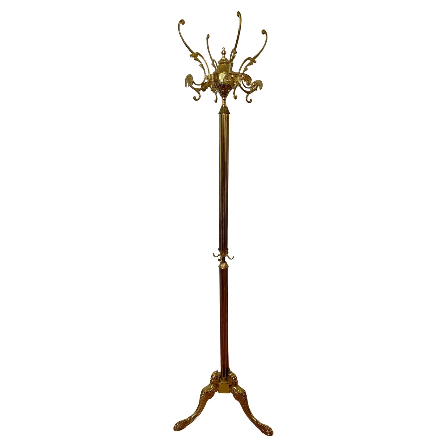 Appendiabiti da terra in stile antico, stile hollywood regency anni '50