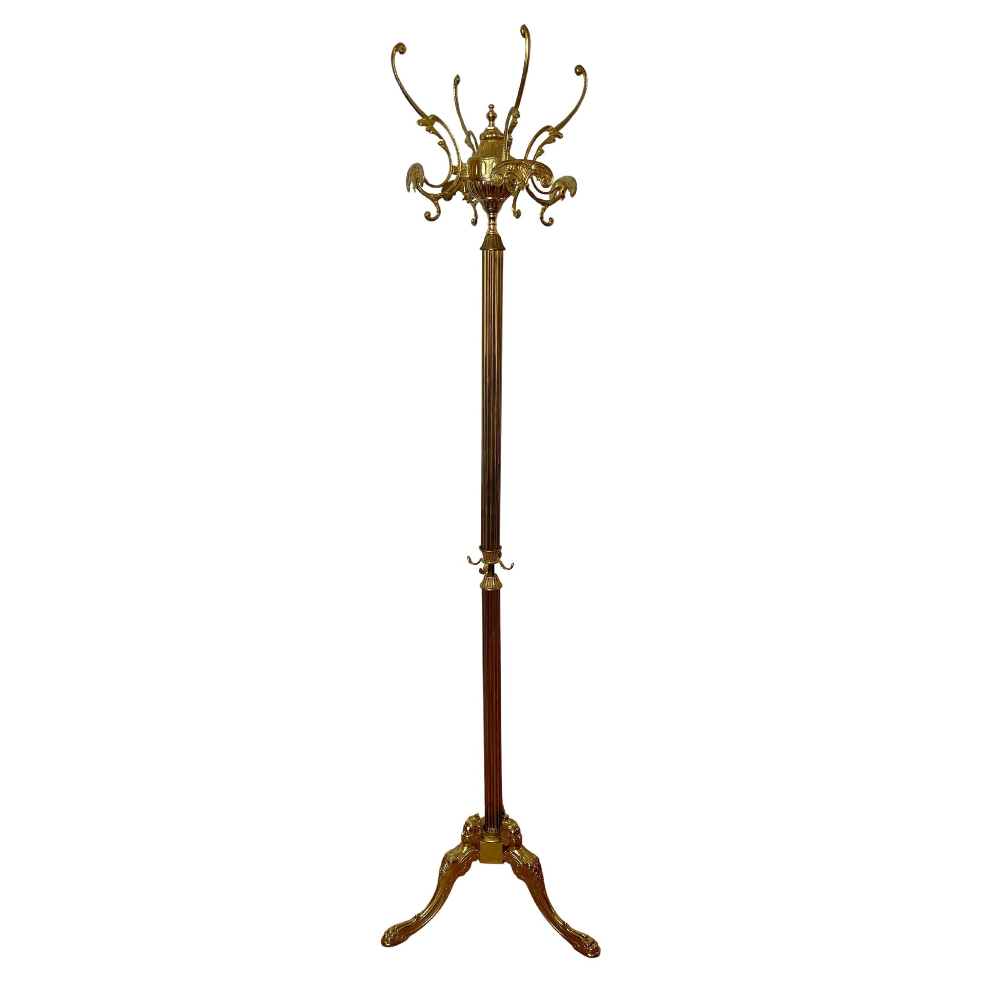 Appendiabiti da terra in stile antico, stile hollywood regency anni '50