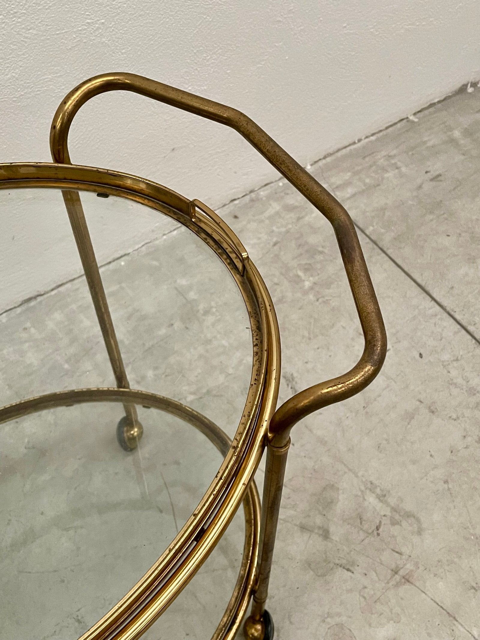 Carrelo bar in ottone italiano 60