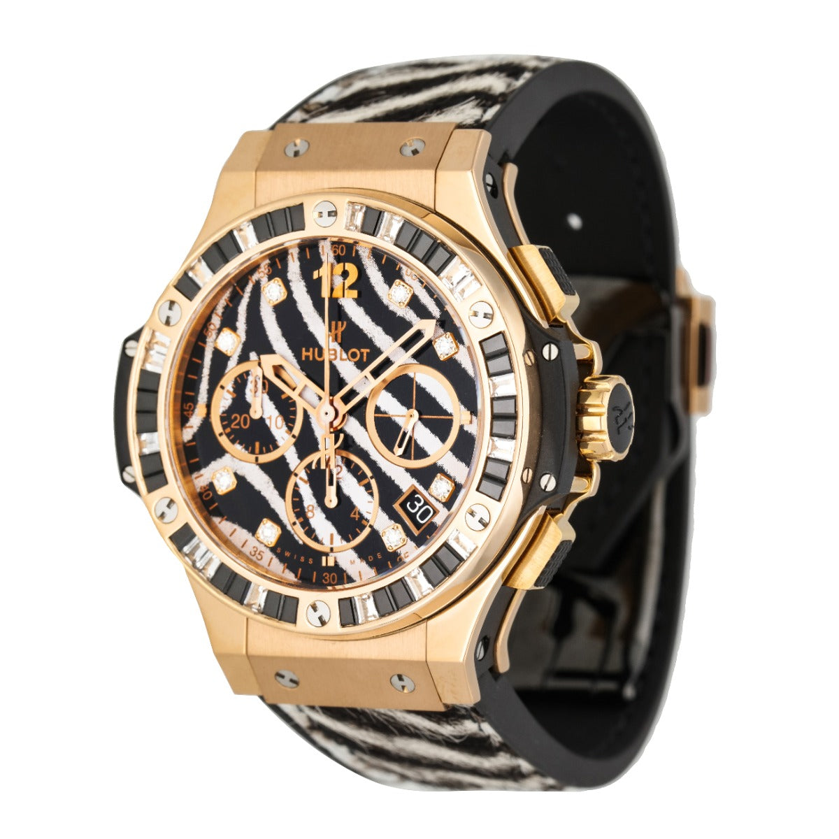 BIG BANG ZEBRA LIMITED EDITION 250PC 341.PX.7518.VR.1975 ROSE GOLD FULL SET YEAR 2021 41MM