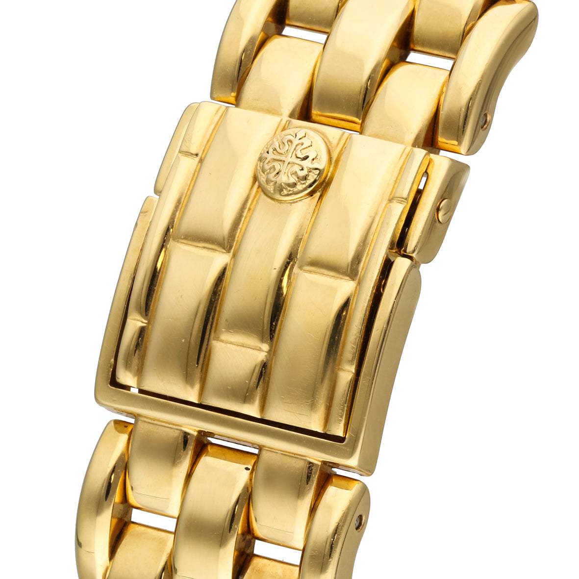 GONDOLO 5024/1 FULL YELLOW GOLD PORCELAIN-WHITE DIAL EXTRACT FROM THE ARCHIVES PATEK PHILIPPE YEAR 2003 30X38MM