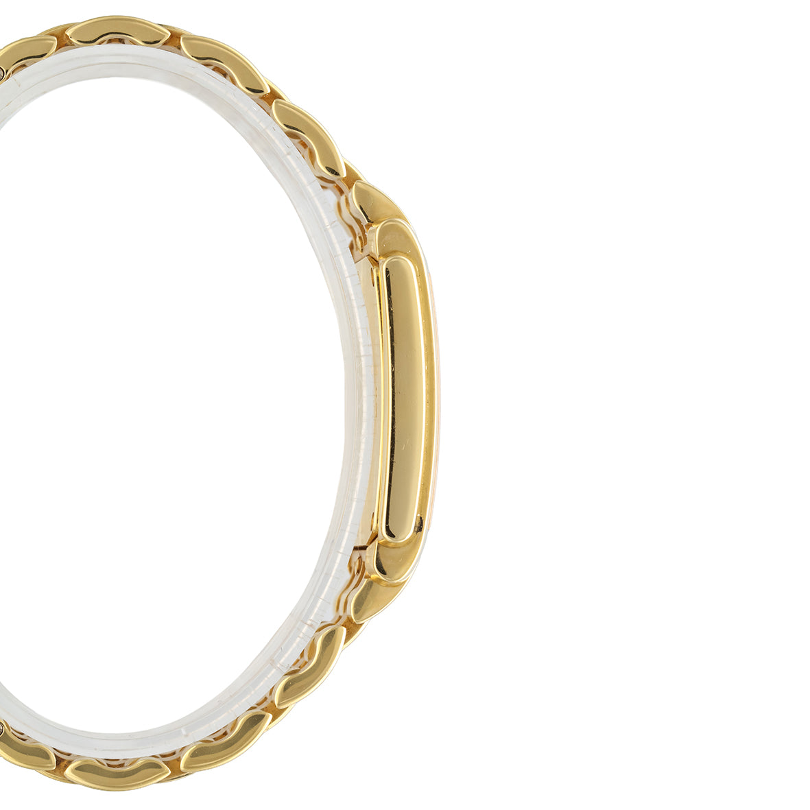 GONDOLO 5024/1 FULL YELLOW GOLD PORCELAIN-WHITE DIAL EXTRACT FROM THE ARCHIVES PATEK PHILIPPE YEAR 2003 30X38MM