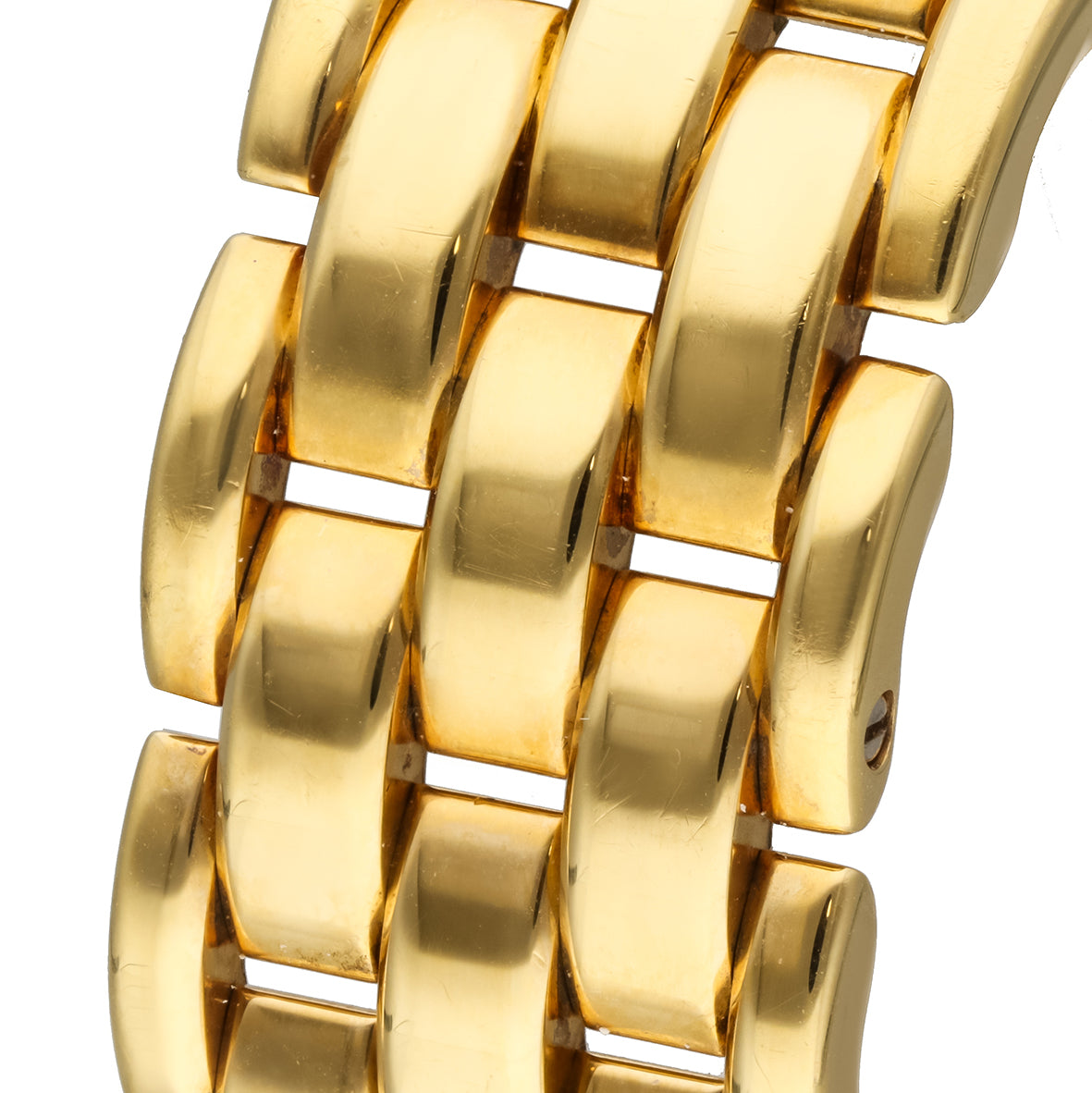 GONDOLO 5024/1 FULL YELLOW GOLD PORCELAIN-WHITE DIAL EXTRACT FROM THE ARCHIVES PATEK PHILIPPE YEAR 2003 30X38MM