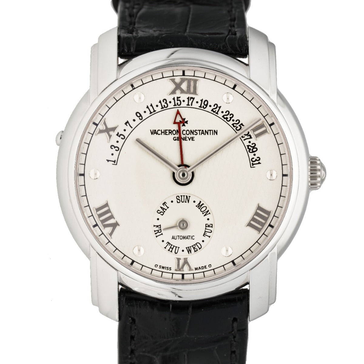 PATRIMONY 47245/000G RETROGRADE CALENDAR 31 DAYS WHITE GOLD 18KT 37MM YEAR 2003