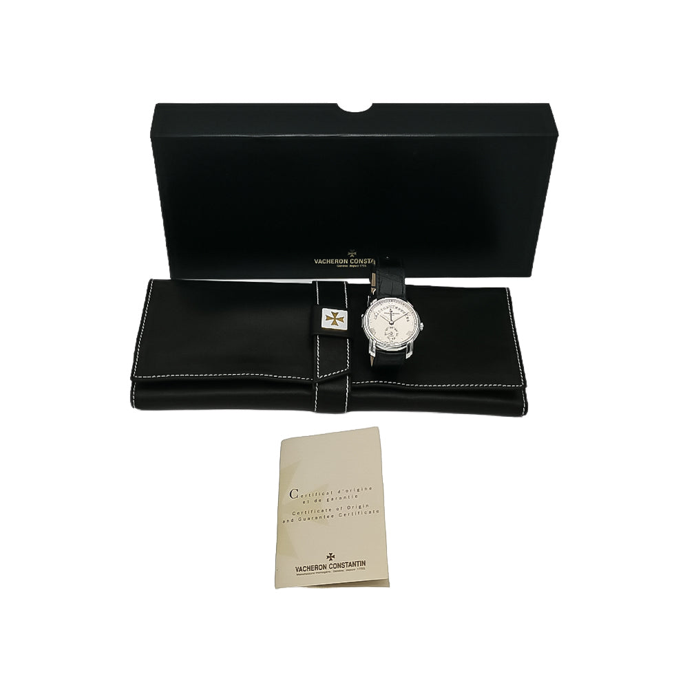 PATRIMONY 47245/000G RETROGRADE CALENDAR 31 DAYS WHITE GOLD 18KT 37MM YEAR 2003