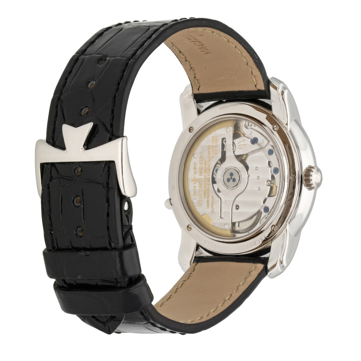 PATRIMONY 47245/000G RETROGRADE CALENDAR 31 DAYS WHITE GOLD 18KT 37MM YEAR 2003